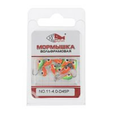 Мормышка вольф. SKYFISH "Капля с ушком", крашеная  №11-4.0-D45P